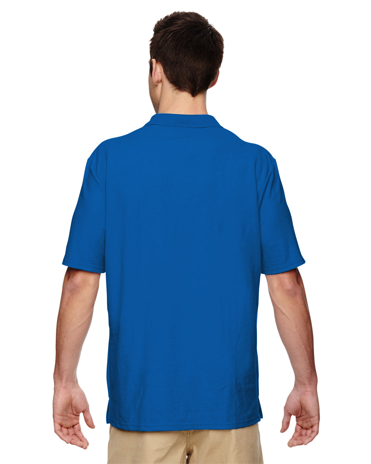 Unisex Double Piqué Polo - Royal