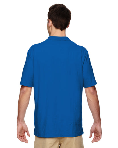 Unisex Double Piqué Polo - Royal