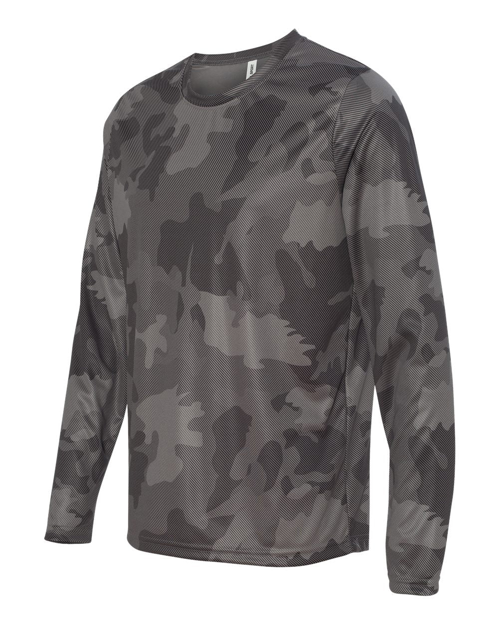 Unisex Performance Long-Sleeve T-Shirt - Sport Graphite Laser Camo