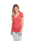 Next Level 6640 - Women's CVC Deep V - Red
