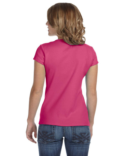 Women's Baby Rib Short-Sleeve T-Shirt - Berry