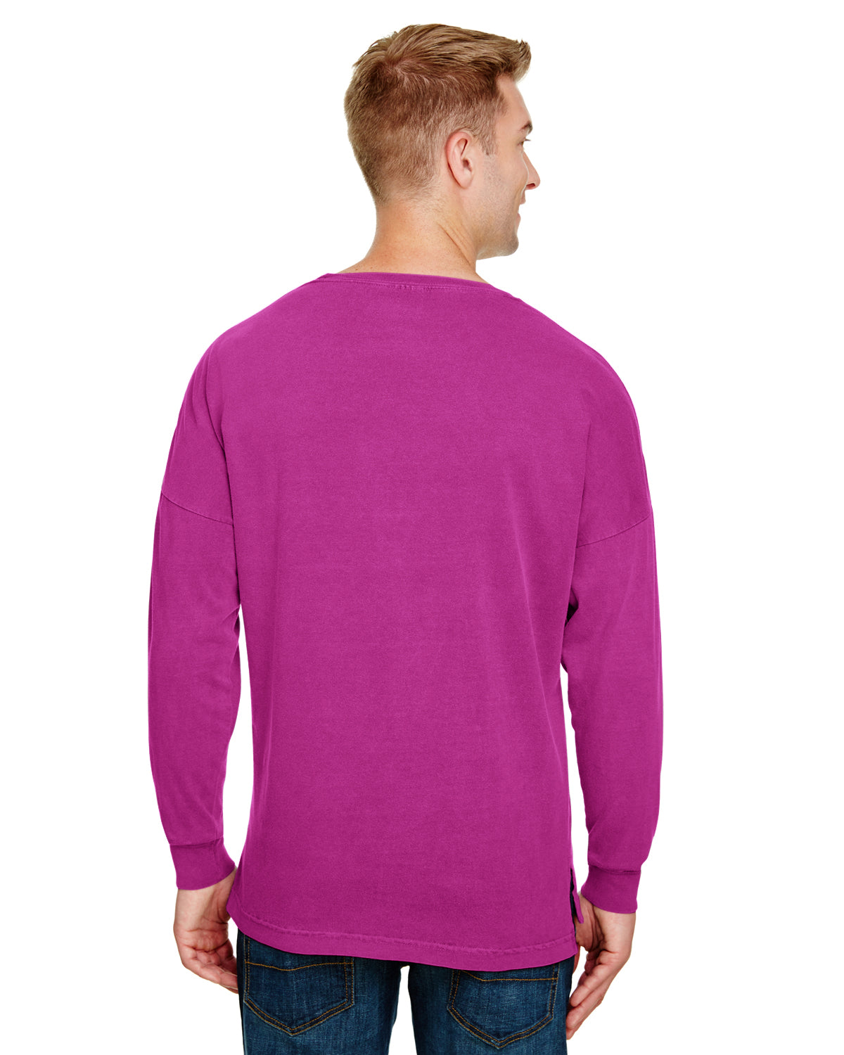 Unisex Heavyweight RS Oversized Long-Sleeve T-Shirt - Boysenberry