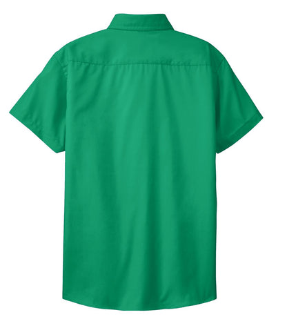 Women's Short Sleeve Easy Care Shirt - Court Green