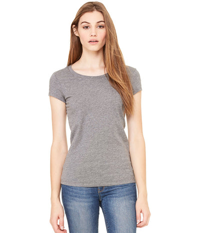 Women's Sheer Jersey T-Shirt - Heather Deep