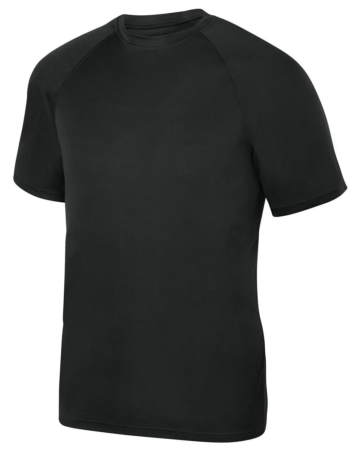 Unisex Attain Wicking Short-Sleeve T-Shirt - Black