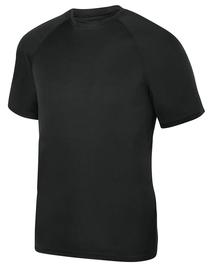 Unisex Attain Wicking Short-Sleeve T-Shirt - Black