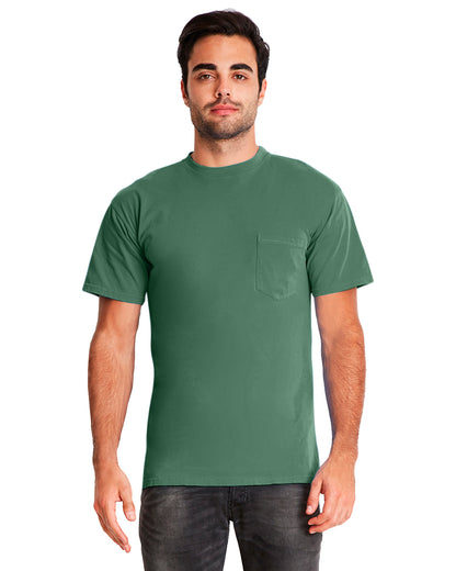 Unisex Inspired Dye Crew with Pocket - Clover