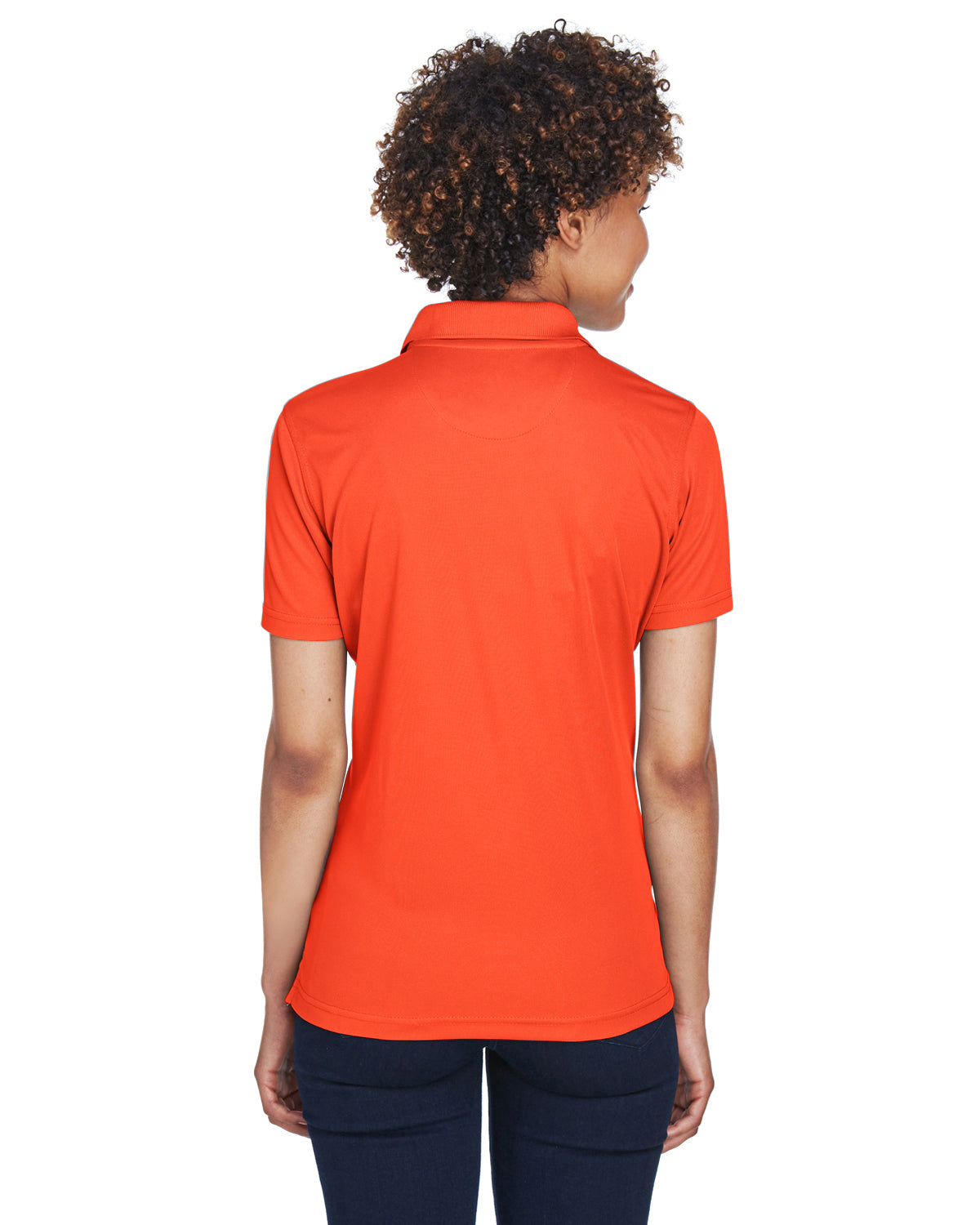 Women's Cool & Dry Mesh Piqué Polo - Orange
