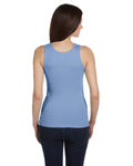 Women's 2x1 Rib Tank - Ocean Blue