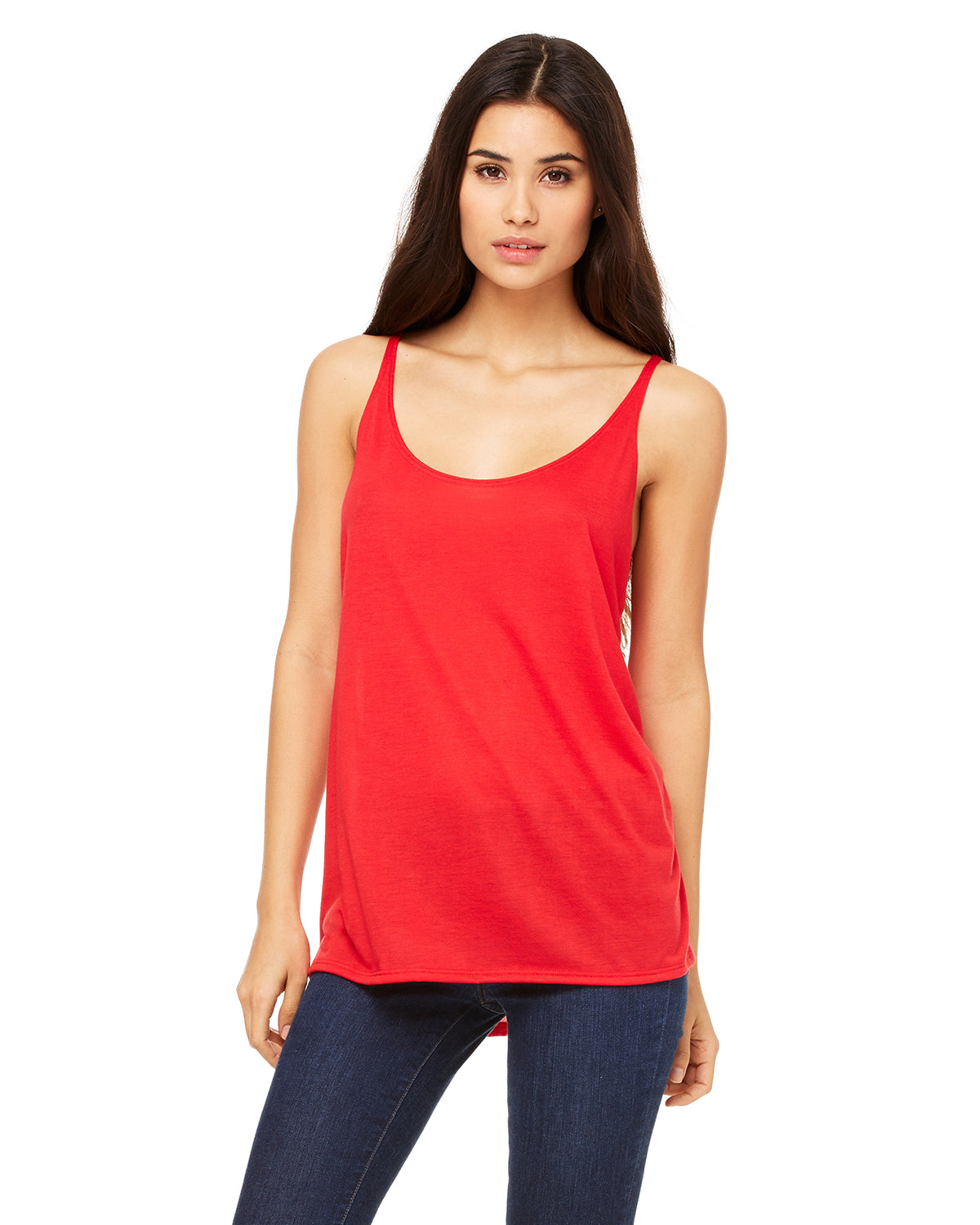 Women's Slouchy Tank - Red