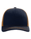 Richardson 112 - Snapback Trucker Cap - Navy/ Carmel