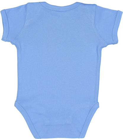 Infant Baby Rib Bodysuit - Carolina Blue