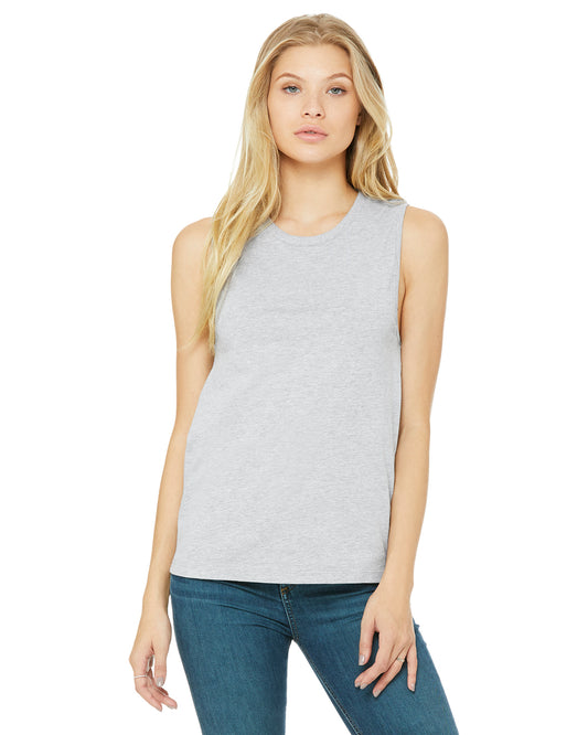 Women's Jersey Muscle Tank - Heather Athletic