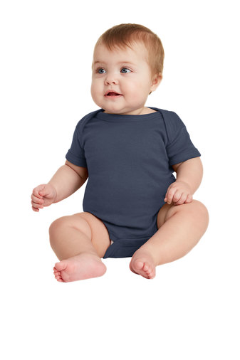 Infant Baby Rib Bodysuit - Navy