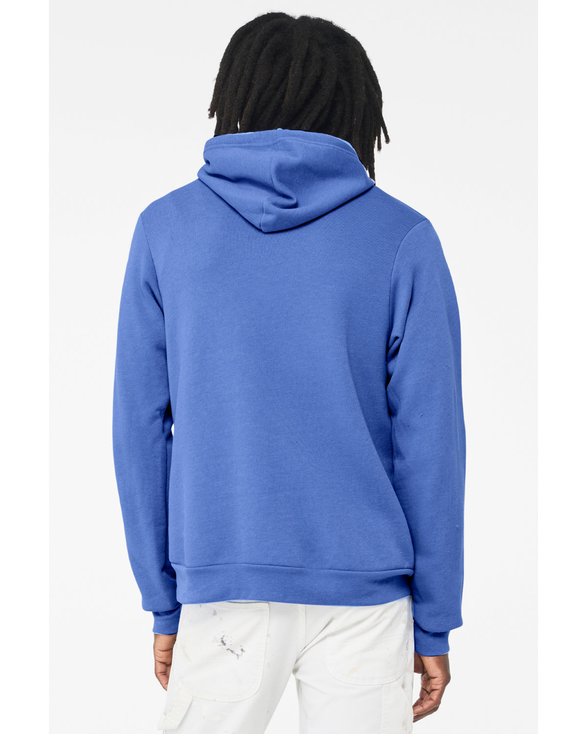 Unisex Sponge Fleece Pullover Hoodie - Heather Columbia Blue