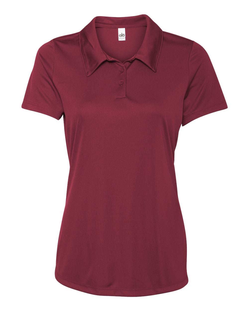 Women's Performance 3-Button Sport Shirt - Sport Maroon