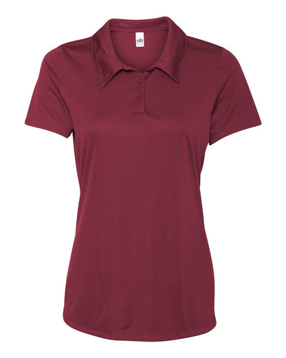 Women's Performance 3-Button Sport Shirt - Sport Maroon