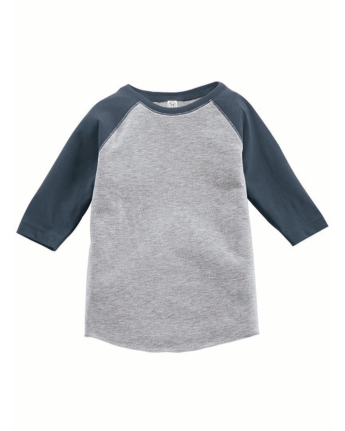 Toddler Baseball T-Shirt - Vintage Heather / Vintage Navy