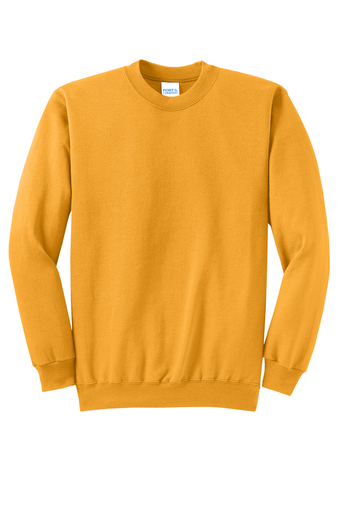 Unisex Core Fleece Crewneck Sweatshirt - Gold