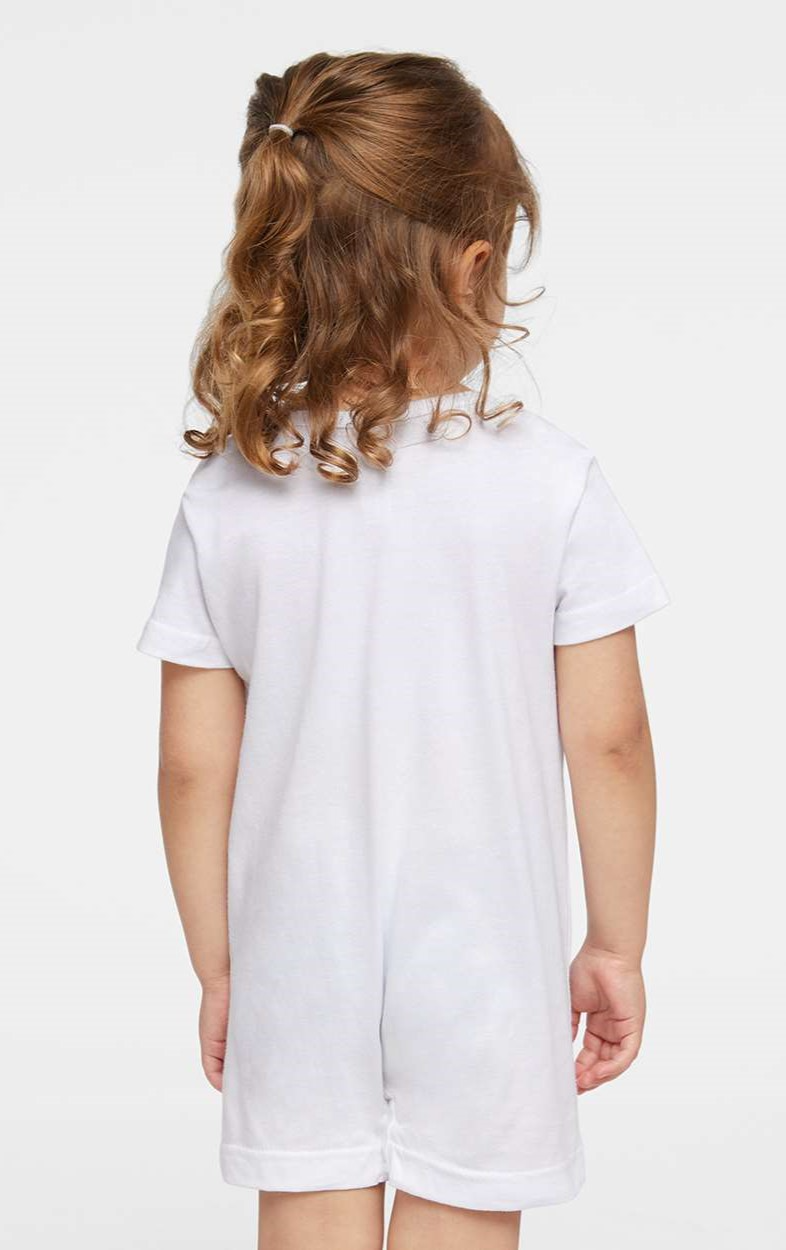Infant Premium Jersey T-Shirt Romper - White