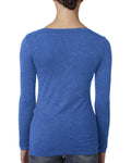 Women's Triblend Long-Sleeve Scoop - Vintage Royal