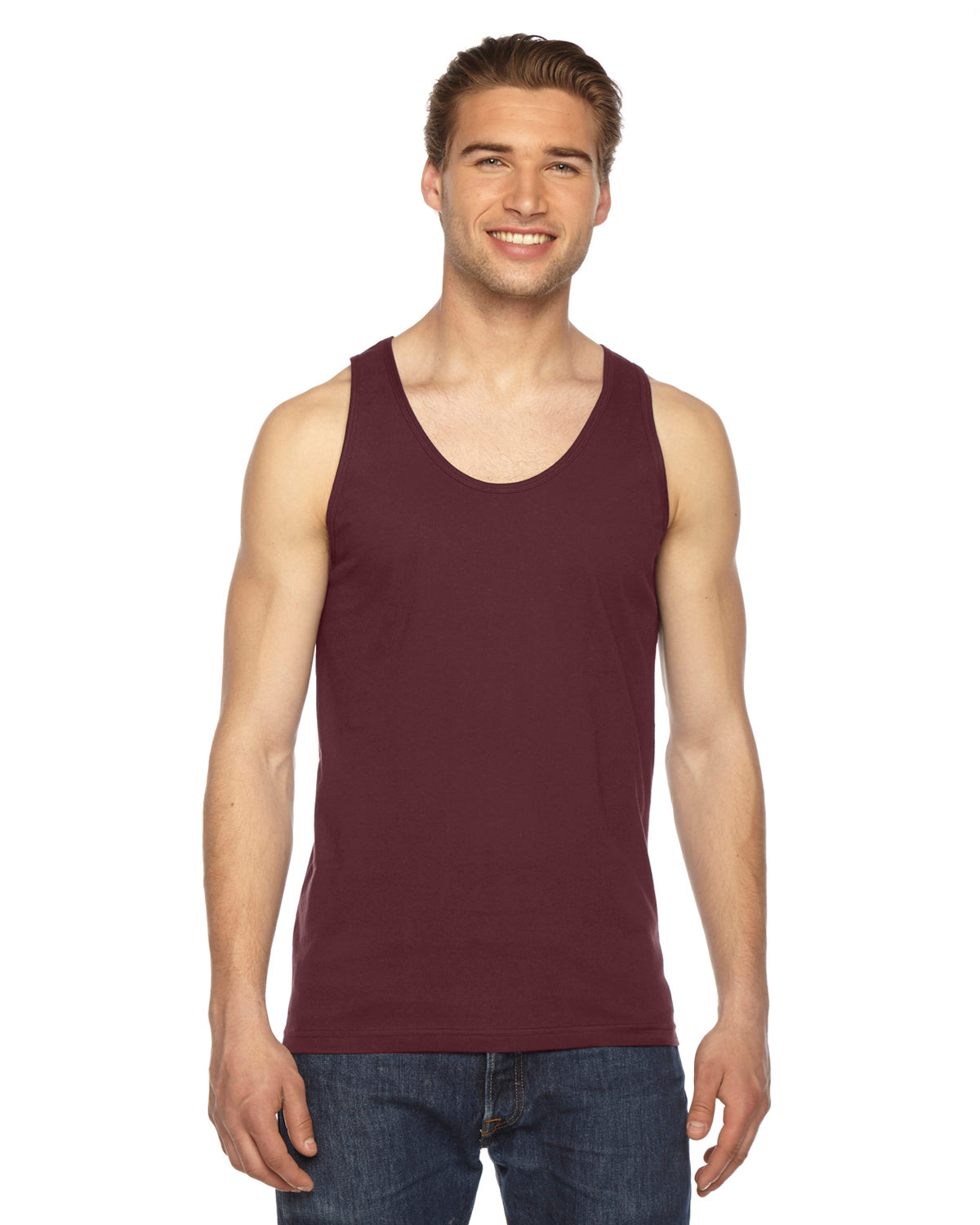 Unisex Fine Jersey Tank - Truffle