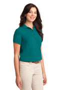 Women's Silk Touch Polo - Teal Green