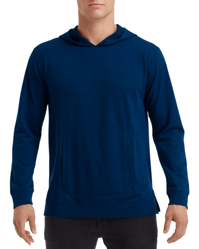 Unisex Light Terry Hoodie - Navy