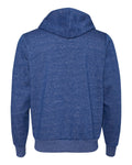 Unisex Poly-Cotton Sponge Fleece Full-Zip Hoodie - Digital Blue