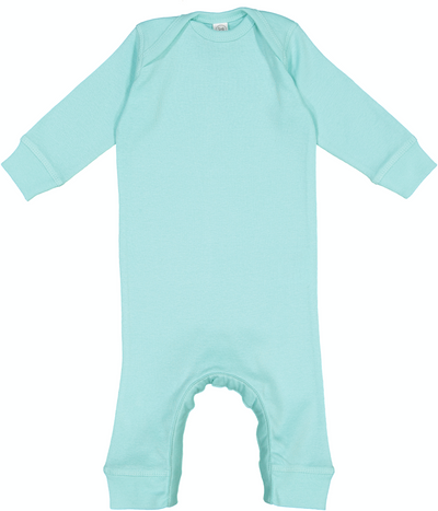 Infant Long-Sleeve Baby Rib Coverall - Chill