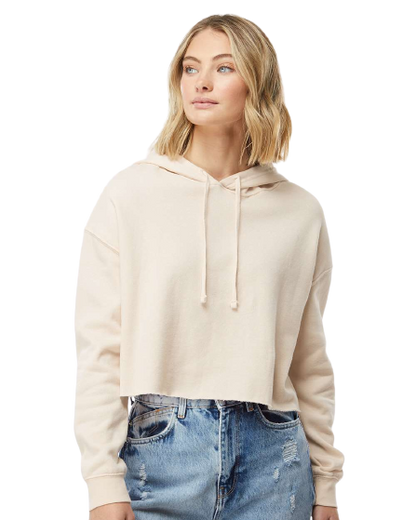 Women’s Lightweight Cropped Hoodie - Bone