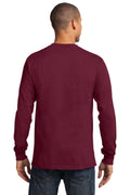 Unisex Long Sleeve Essential Tee - Cardinal