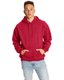 Hanes F170 - Ultimate Cotton® 90/10 Pullover Hoodie - Deep Red