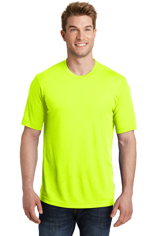 Unisex PosiCharge Competitor Cotton Touch Tee - Neon Yellow