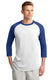 Sport-Tek T200J1 - Unisex Colorblock Raglan Jersey - White / Royal