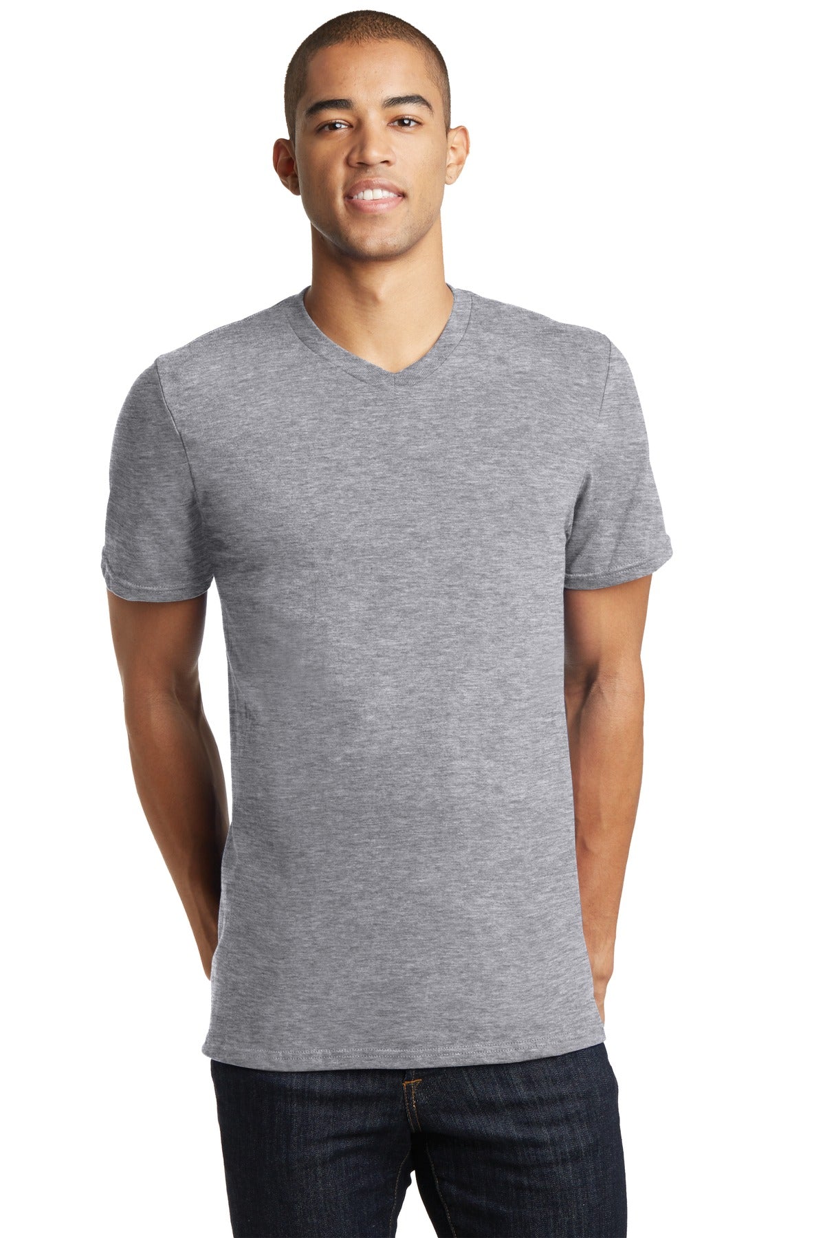 Unisex The Concert Tee V-Neck - Heather Gray