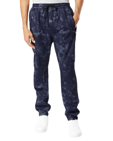 Unisex Heather Performance Jogger Pant - Navy Tie Dye