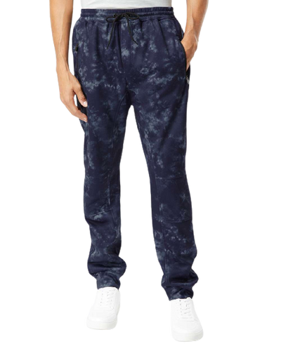 Unisex Heather Performance Jogger Pant - Navy Tie Dye