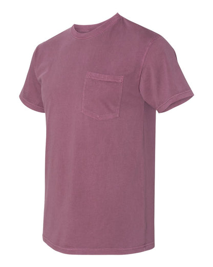 Unisex Inspired Dye Crew with Pocket - Shiraz