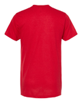 Unisex Poly-Rich V-Neck Tee - Red