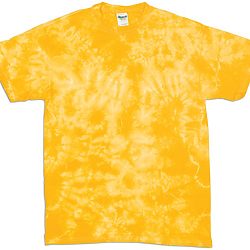 Youth Crystal Tie Dye T-Shirt - Gold