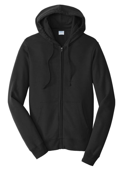 Unisex Fan Favorite Fleece Full-Zip Hoodie - Jet Black