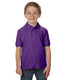 Gildan G728B - Youth Double Piqué Polo - Purple