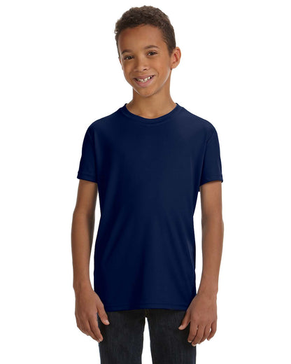 Youth Performance Short-Sleeve T-Shirt - Dark Navy