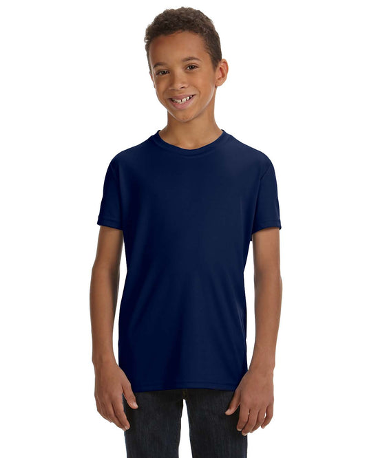 Youth Performance Short-Sleeve T-Shirt - Dark Navy