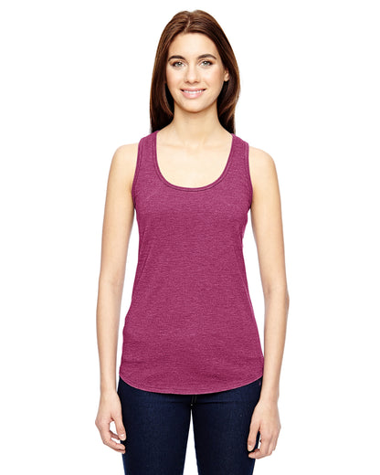 Women's Triblend Racerback Tank - Heather Raspberry