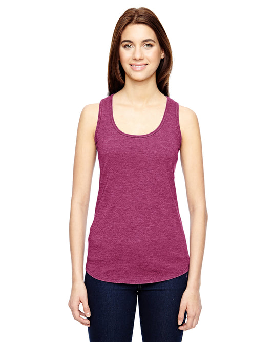 Women's Triblend Racerback Tank - Heather Raspberry