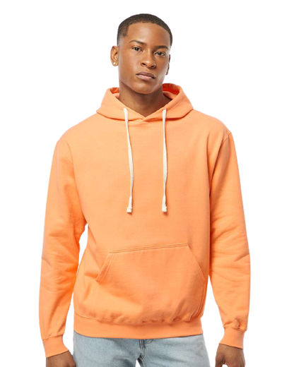 Unisex Fleece Pullover Hoodie - Cantaloupe