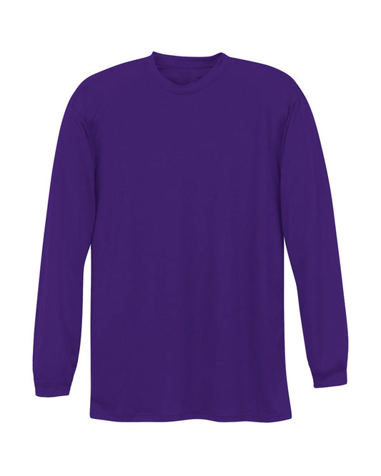 Men's Cooling Performance Long Sleeve T-Shirt - Purple