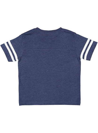 Toddler Football T-Shirt - VN True Navy/Blended White